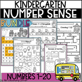 Writing Numbers 1 to 20 Number Sense Worksheets Activities
