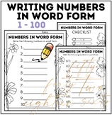 Writing Numbers in Word Form | One to One Hundred | 1 - 10