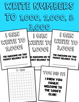 Thousands Packets 1 000 3 000 By Kaitlin Brown Tpt