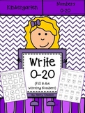 Writing Numbers to 20