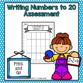 Writing Numbers to 20 Assessment