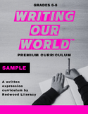 Writing Our World™ Premium Curriculum FREE SAMPLE (6th-8th)