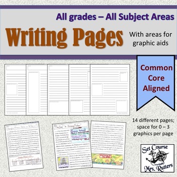 Preview of Writing Pages (Magazine, Newspaper, Website) - To meet Common Core Standards