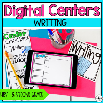 Preview of Digital Writing Centers - Digital Writing Center for first and second grade