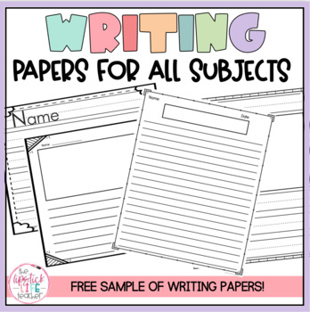 Writing Paper For Kids: ABC Kindergarten And Preschool Writing Paper With  Lines 120 pages 8.5x11 Handwriting Paper