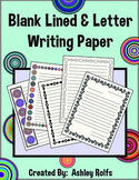 Writing Paper-Blank Lined & Letter Format
