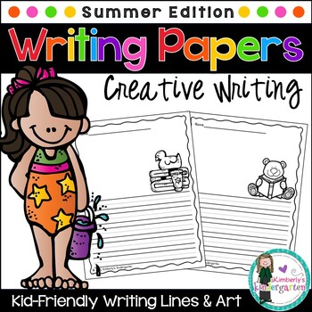 Preview of Writing Papers: Summer Theme (Creative Writing)