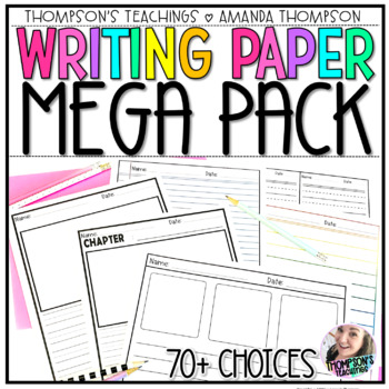 Primary Writing Paper – Teacher Doodles