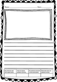 Writing Paper - Kindergarten - 2nd Grade with Checklist