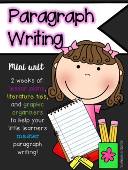 Preview of Writing Paragraphs Mini-Unit