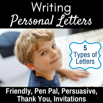 Writing Personal Letters by The Librarian's Literature Links | TPT