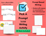 Writing | Pick a Prompt Activity