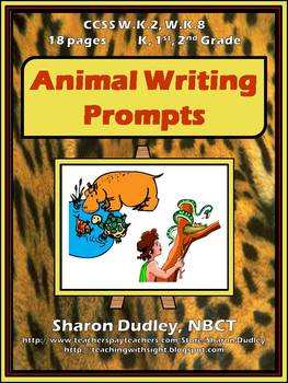 Preview of Writing Picture Prompts - Animals