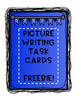 Preview of Picture Writing Task Cards