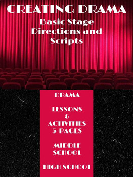 Preview of Creating Drama Stage Directions and Scripts: Teaching Plans and Activities