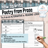 Writing Poetry from Prose for Middle School Readers