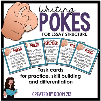 Preview of Writing Pokes: Essay Structure {FREE!}