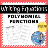 Writing Polynomial Functions