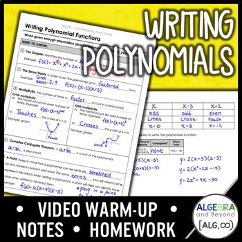 u3 homework 3 writing polynomials