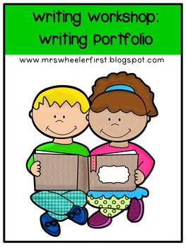 Preview of First Grade Monthly Writing Portfolio