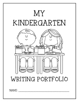 Preview of Writing Portfolio Journal Pre-K-1 grade