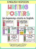Writing Posters for Beginning Writers (ENGLISH Version)