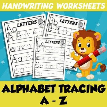Preview of Writing Practice Alphabet Tracing - Ultimate Alphabet Tracing Worksheet Letter