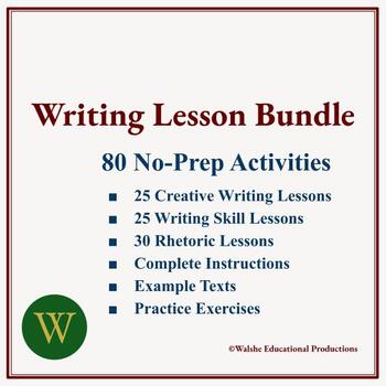Preview of Writing and Rhetoric 80 Lesson Bundle