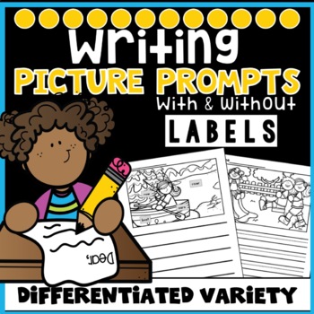Preview of Writing Practice for Beginning Writers Using PIcture Prompts and Labels