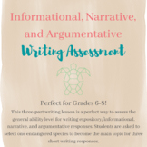 Writing Pre- and Post-Assessment: Informational, Narrative