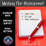 Writing Pre-assessment Rubrics for Middle and High School