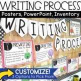 Writing Process Bulletin Board Posters Anchor Chart ELA Class Decor Inventory
