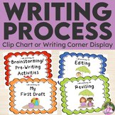 Writing Process Clip Chart Posters - Beach Theme