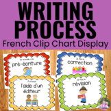 Writing Process Clip Chart Posters ~FRENCH~