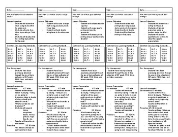 Writing Process/ First Author Lesson Plan by MS Jillian | TpT