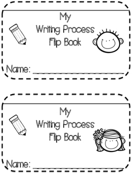 Preview of Writing Process Flip Book