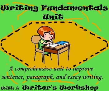 Preview of Writing Process  & Fundamentals Unit-BUNDLED-Differentiated, Common Core