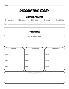 graphic organizers for writing essays rules
