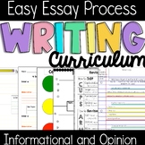 Informational, Opinion, and Narrative Writing Process Bundle