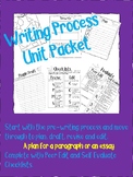 Writing Process Organizers and Checklists