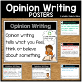 Writing Process Poster Set Opinion