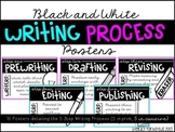 Writing Process Posters (BLACK & WHITE)