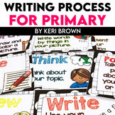 Writing Process Posters for Primary Students (Black and White)