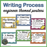 Writing Process Posters Engineering Themed
