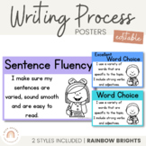 Writing Process Posters | RAINBOW BRIGHTS