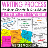 Writing Process Anchor Charts & Checklists 3rd 4th 5th Gra