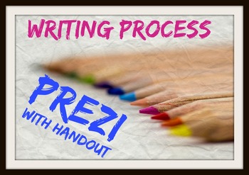 Preview of Writing Process Prezi with handout