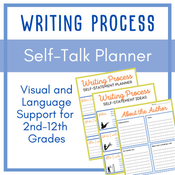 Preview of Writing Process Self-Talk Planner