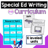 The Writing Process {Special Education} Bundle - Posters -