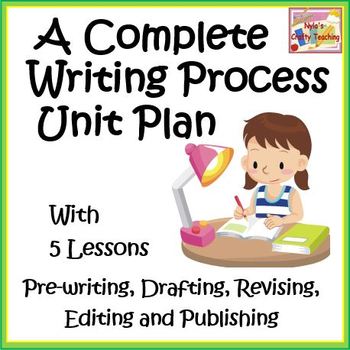 Preview of Writing Process Unit Plan with 5 Lessons